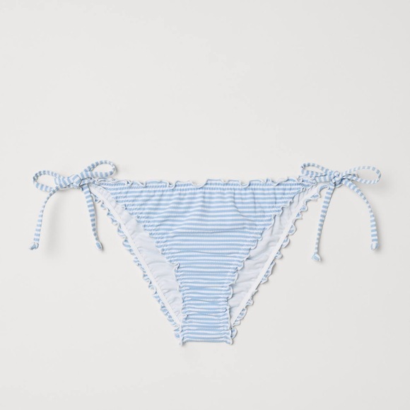 *FINAL SALE* Searsucker 'Ruched' Bikini Bottom 14 - Picture 1 of 6